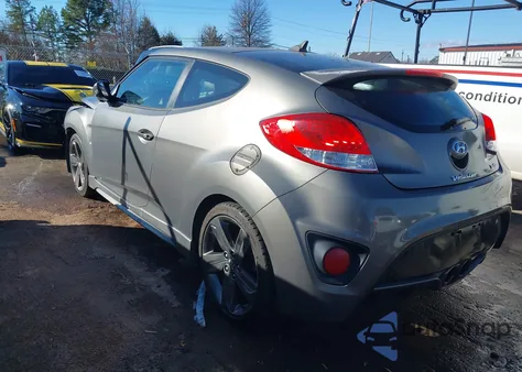 2015 Hyundai Veloster Turbo from USA, damaged, VIN KMHTC6AEXFU225847